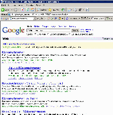 Rückenschmerzen - Internet Explorer