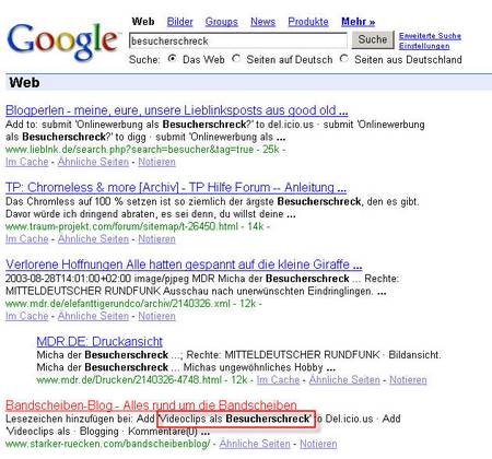 Besucherschreck