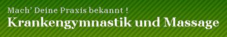 Krankengymnastik und Massage