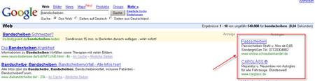 Adsense-Unschärfe