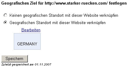 Geografisches Ziel Germany
