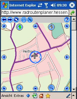 Radroutenplaner Hessen Snapshot