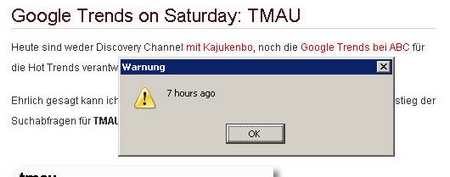 Wie alt bist Du