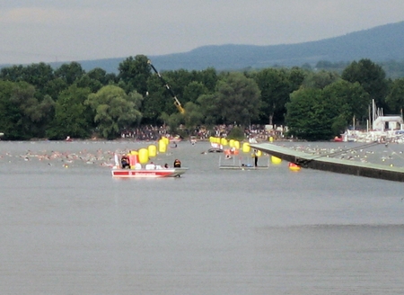Wendepunkt Schwimmstrecke Ironman Wiesbaden 2008