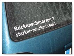 Heckscheibe