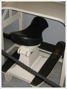 Sattelstuhl Draufsicht