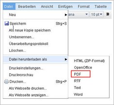 PDF mit Link erzeugen